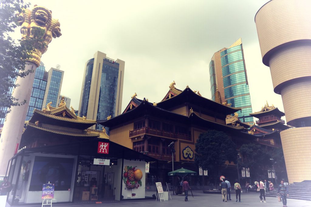 Temple Jing'an de jour