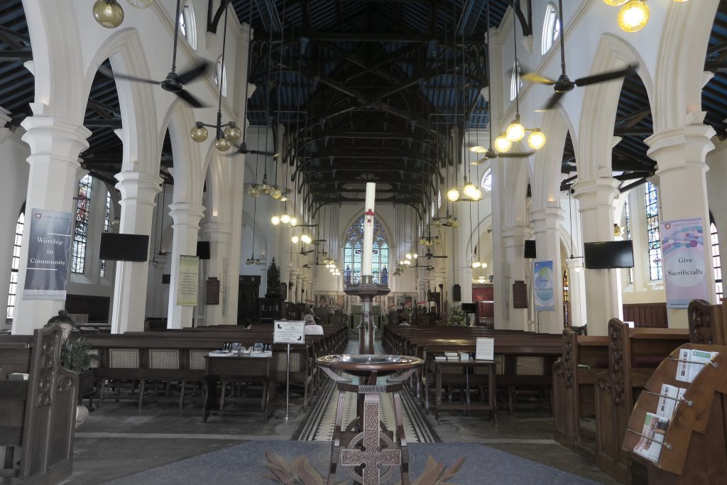 Intérieur de la cathédrale d'HK