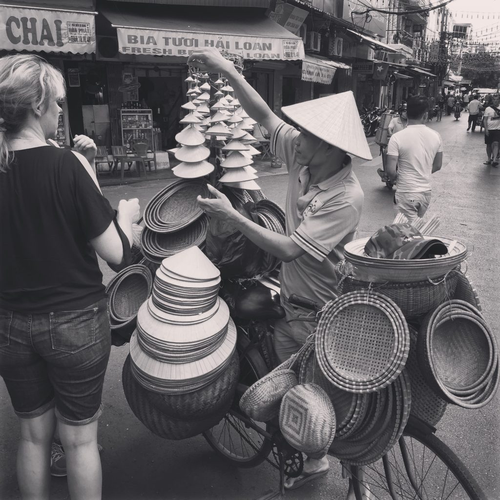 Vendeur de chapeaux