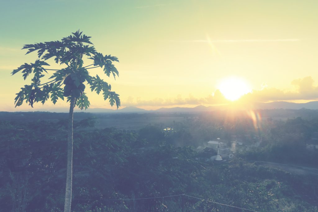 Coucher de soleil à Dawei