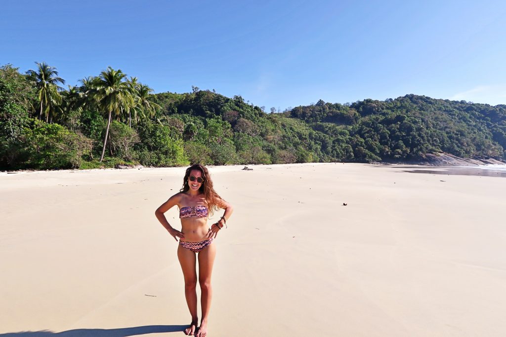 Laura on the beach